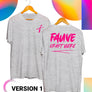 T-shirt Fauve "Signature" : Gris Clair Chiné