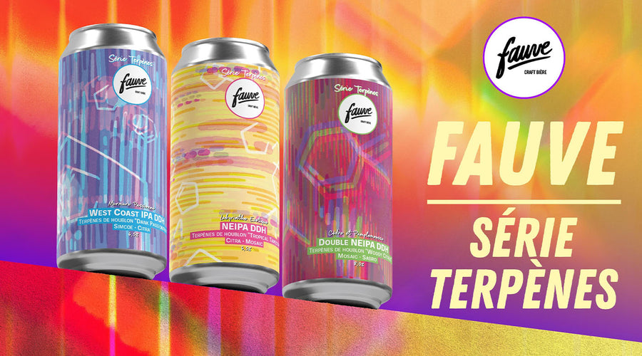 Fauve sort 3 IPAs boostées aux terpènes de houblon !