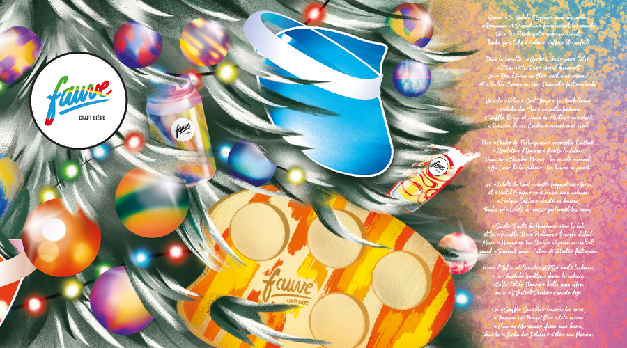 Chaque jour, une surprise : bière, verrerie… Plonge dans le calendrier de l'avent façon Fauve.