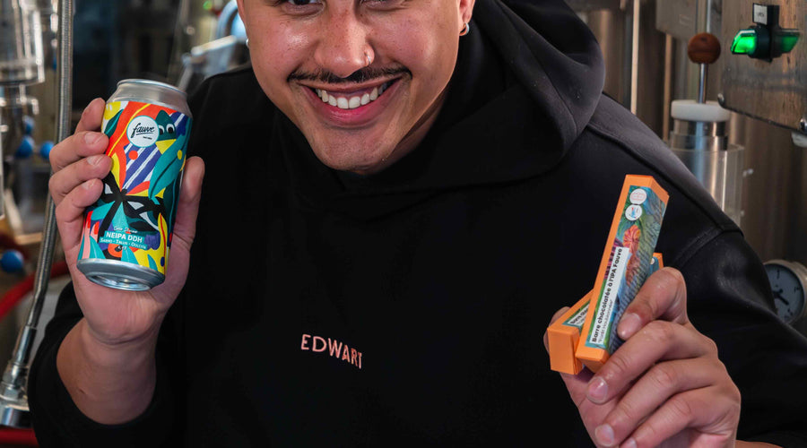 Quand la Bière Craft rencontre le Chocolat Grand Cru : Fauve x Edwart