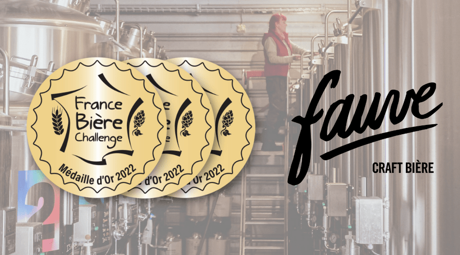 3 médailles d'Or au France Bière Challenge 2022