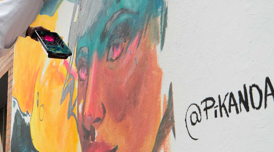 Pikanoa, nouvelle fresque sur la façade des Cuves