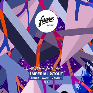 Au Milieu de la Nuit - Imperial Stout - Tonka, Café, Vanille - 33cL