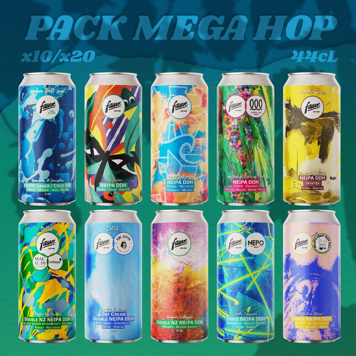 Méga Hop Pack - 10 Cans - IPA Éphémères