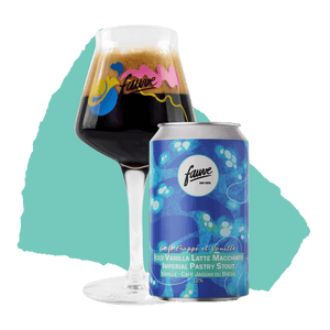 Café Frappé et Vanillé - Iced Vanilla Latte Macchiato Imperial Pastry Stout Café, Vanille - 33cL