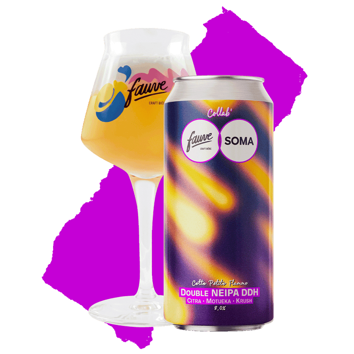 Cette Petite Flamme - Double NEIPA DDH Citra, Motueka, Krush - Collab' Soma - 44cL