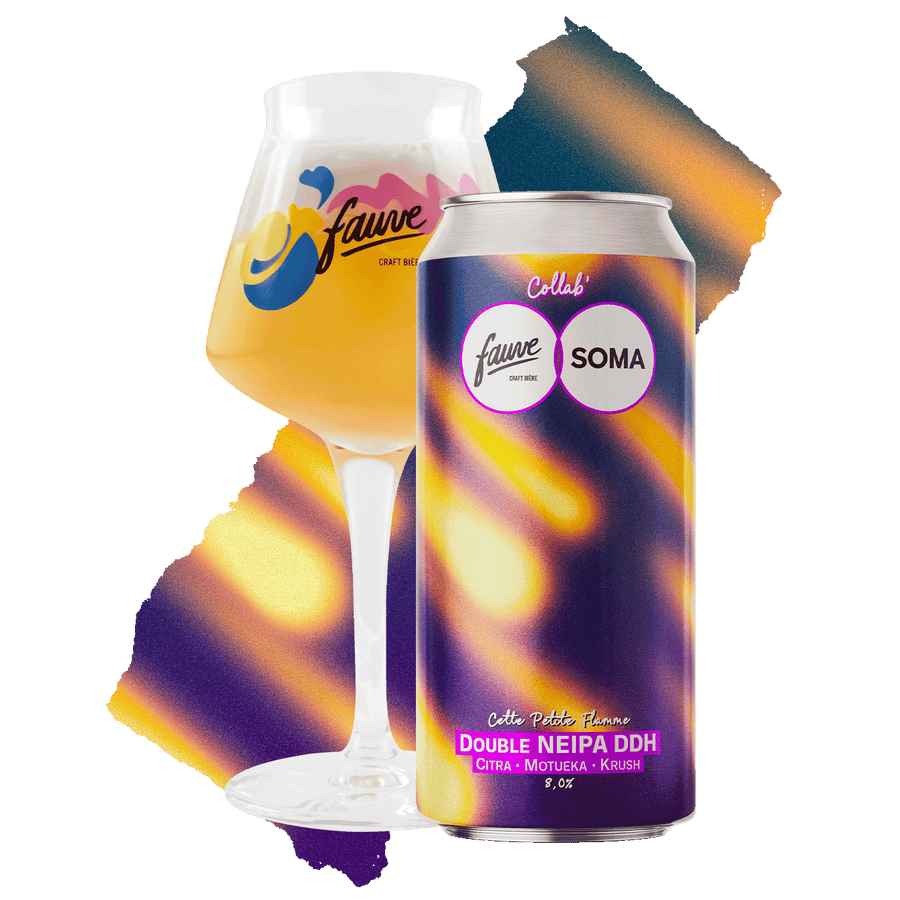 Cette Petite Flamme - Double NEIPA DDH Citra, Motueka, Krush - Collab' Soma - 44cL