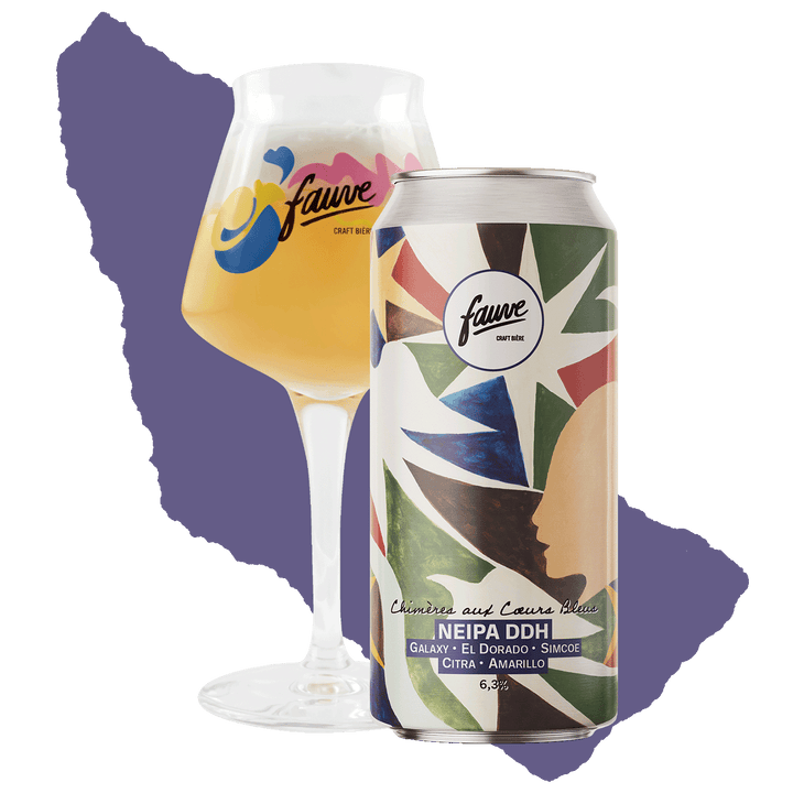 Chimères aux Cœurs Bleus - NEIPA DDH Galaxy, El Dorado, Simcoe, Citra, Amarillo - 44cL