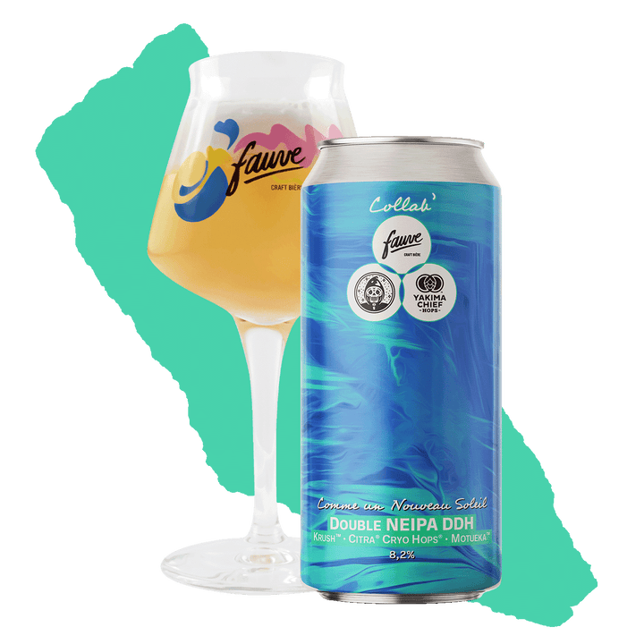 Comme Un Nouveau Soleil - Double NEIPA DDH Krush, Citra Cryo, Motueka - Collab' Messorem & Yakima Chief Hops - 44cl