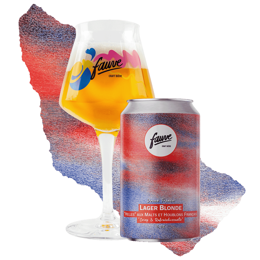 Douce France - Lager Française (de style Helles) aux malts et houblons français - 33cL