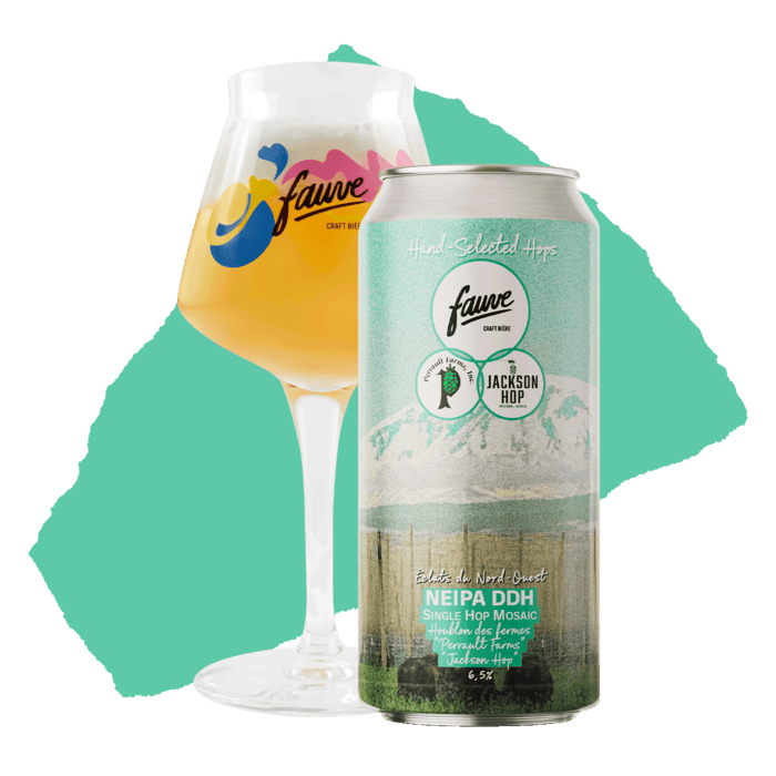 Éclats du Nord-Ouest - NEIPA DDH - Hand-Selected Single Hop Series - Mosaic - Houblon issu des fermes : Perrault Farms & Jackson Hop - 44cL