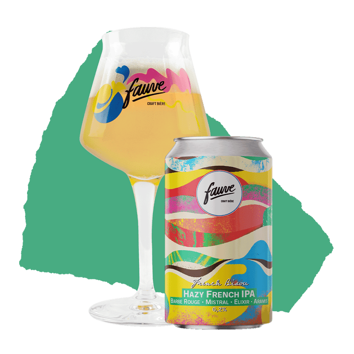 French Bisou - Hazy French IPA Barbe Rouge, Mistral, Elixir, Aramis - 33cL