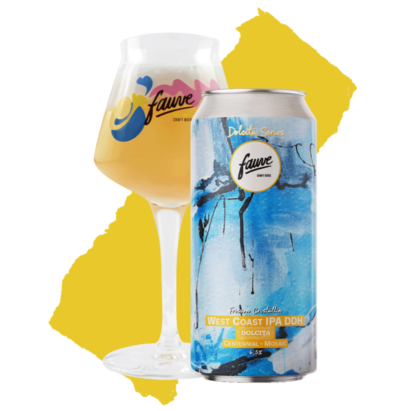 Frisson Cristallin - West Coast IPA DDH Dolcita, Centennial, Mosaic - 44cL