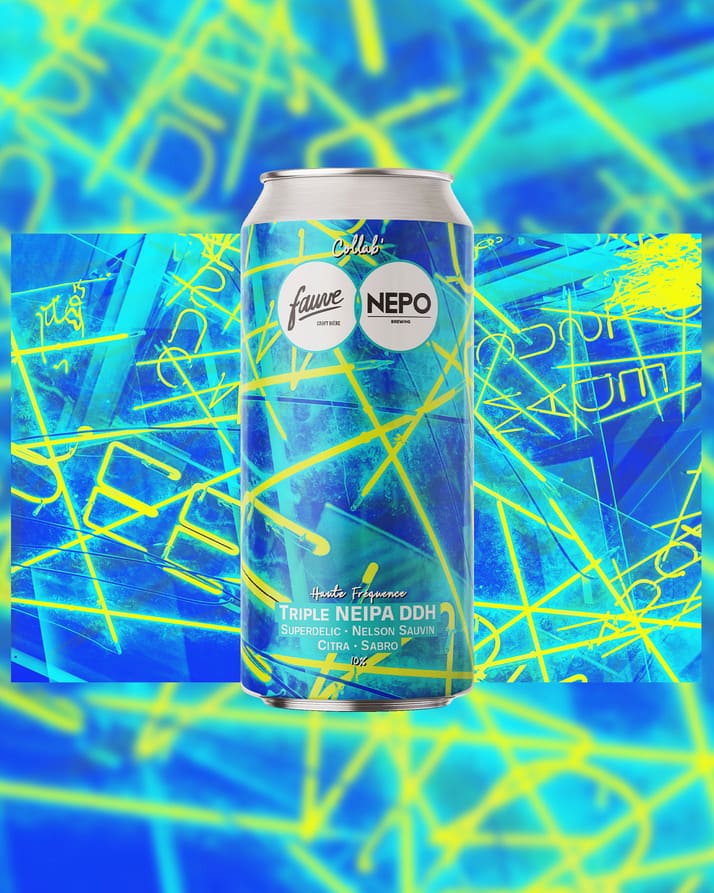 Haute Fréquence - Triple NEIPA DDH - Superdelic, Nelson Sauvin, Citra, Sabro - Collab' NEPO - 44cL