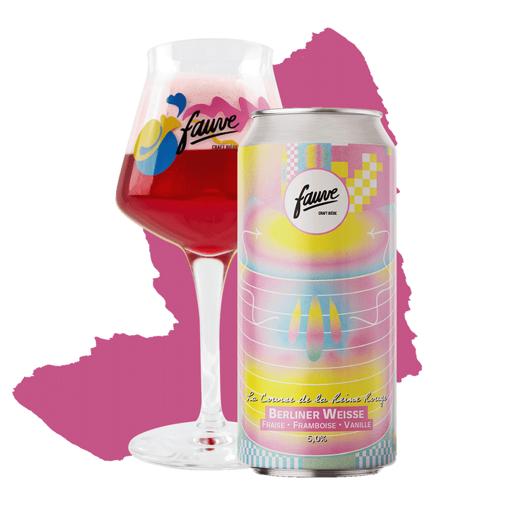 La Course de la Reine Rouge - Berliner Weisse, Fraise, Framboise, Vanille - 44cL