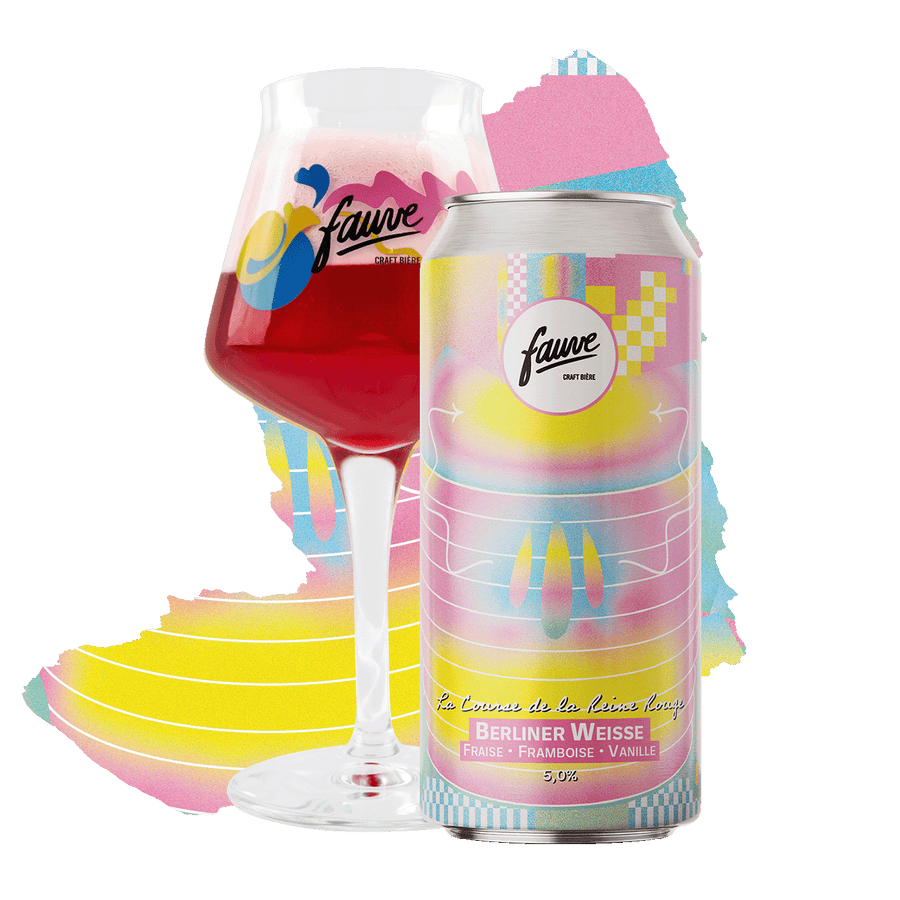 La Course de la Reine Rouge - Berliner Weisse, Fraise, Framboise, Vanille - 44cL