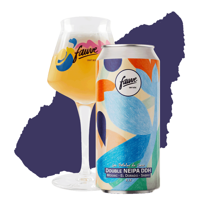Les Pétales du Coeur - Double NEIPA DDH Mosaic, El Dorado, Sabro - 44cL