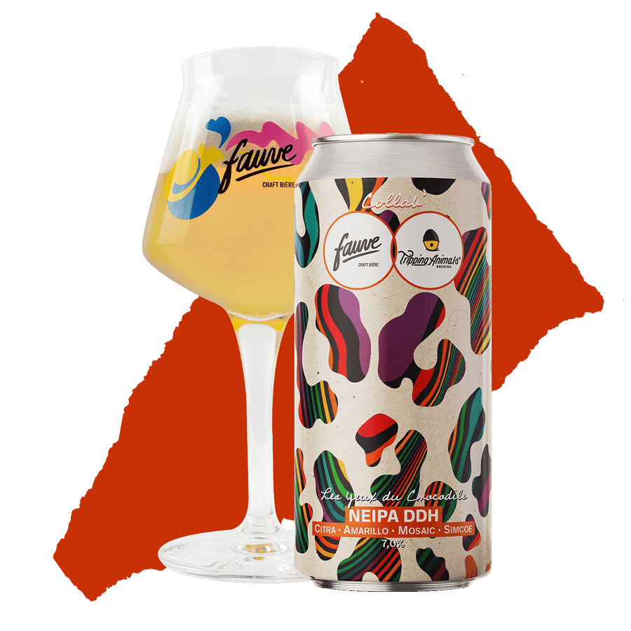 Les Yeux du Crocodile - NEIPA DDH Citra, Amarillo, Mosaic, Simcoe - Collab Tripping Animals - 44cl