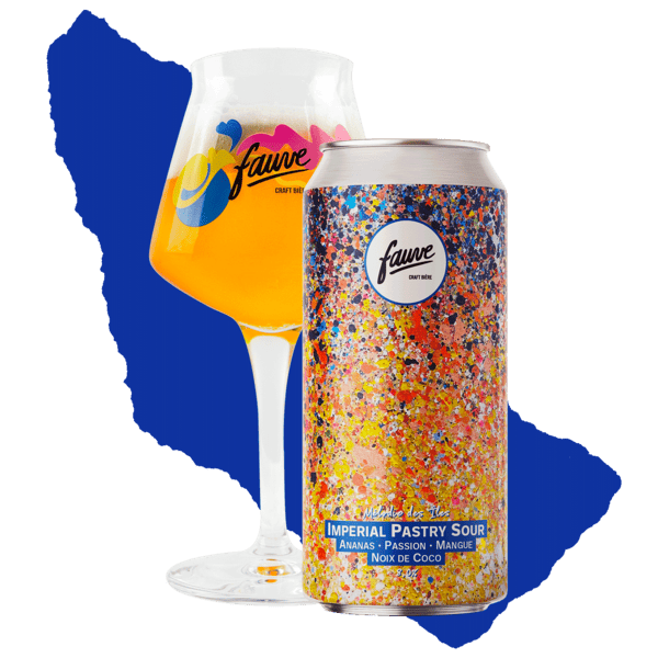 Mélodie des Îles - Imperial Pastry Sour - Ananas, Passion, Mangue, Noix de Coco - 44cL