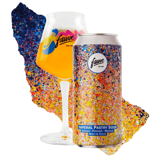 Mélodie des Îles - Imperial Pastry Sour - Ananas, Passion, Mangue, Noix de Coco - 44cL