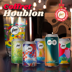 Coffret NOËL spécial houblon - 5 refs + 1 verre (50cL)