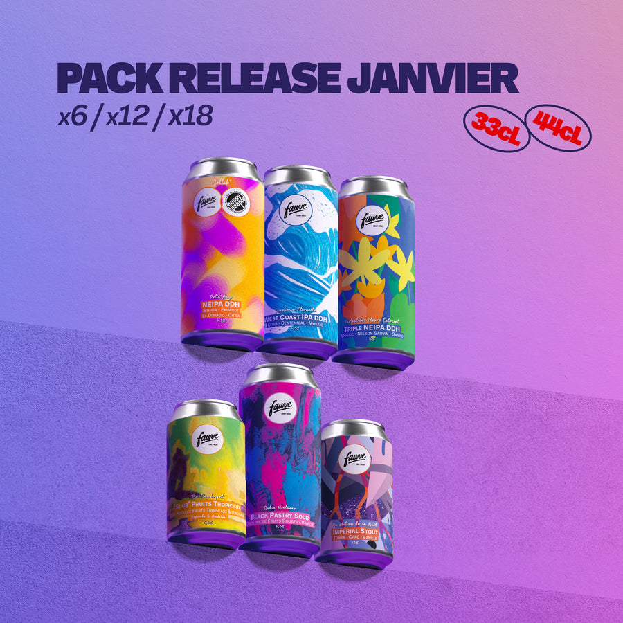 Pack release - Janvier 2025 - 6 refs