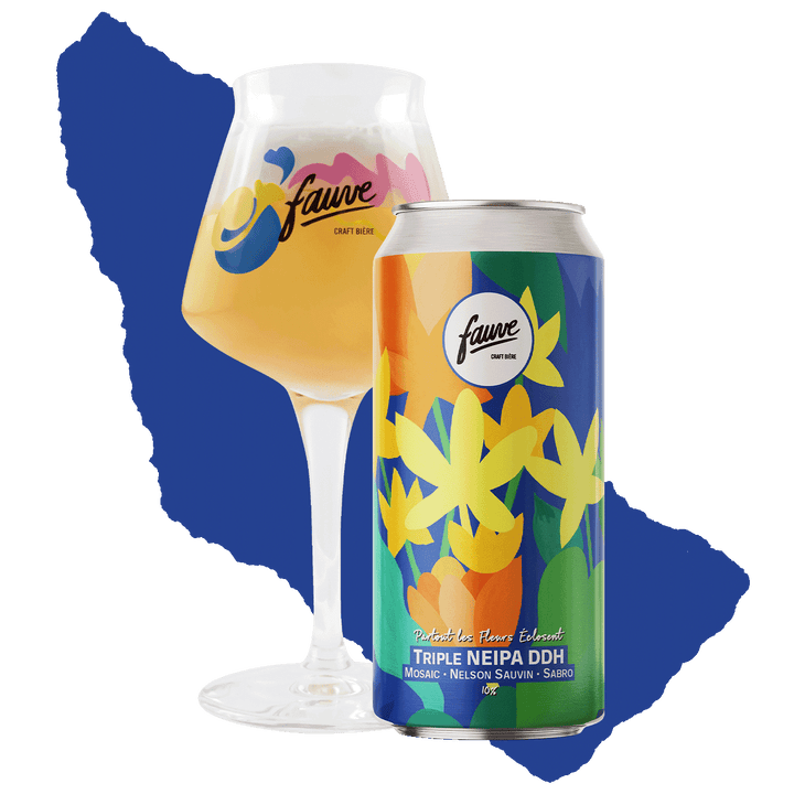 Partout les Fleurs Éclosent - Triple IPA DDH - Mosaic, Nelson Sauvin, Sabro - 44cL