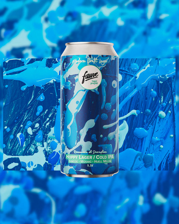 Résonance et Disruption - Hoppy Lager / Cold IPA - Simcoe, Mosaic, Huell Melon