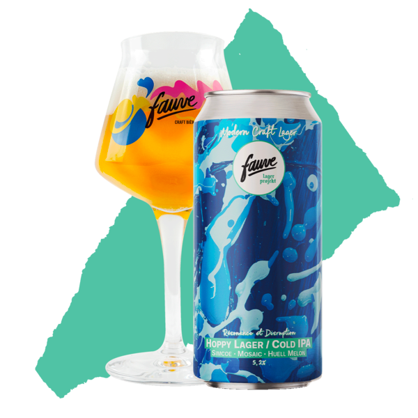 Résonance et Disruption - Hoppy Lager / Cold IPA - Simcoe, Mosaic, Huell Melon