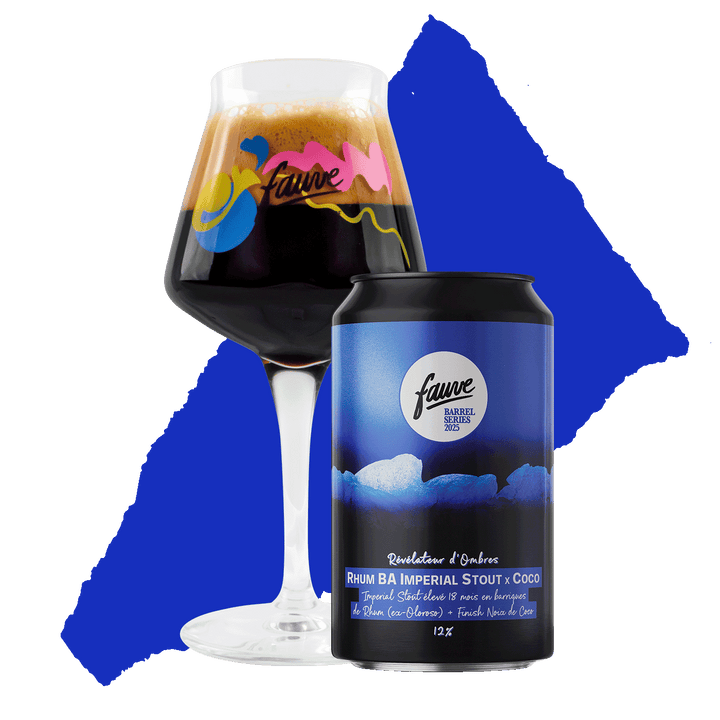 Révélateur d'Ombres - Imperial Stout élevé 18 mois en barriques de Rhum (ex-Oloroso) + Finish Noix de Coco - 33cL