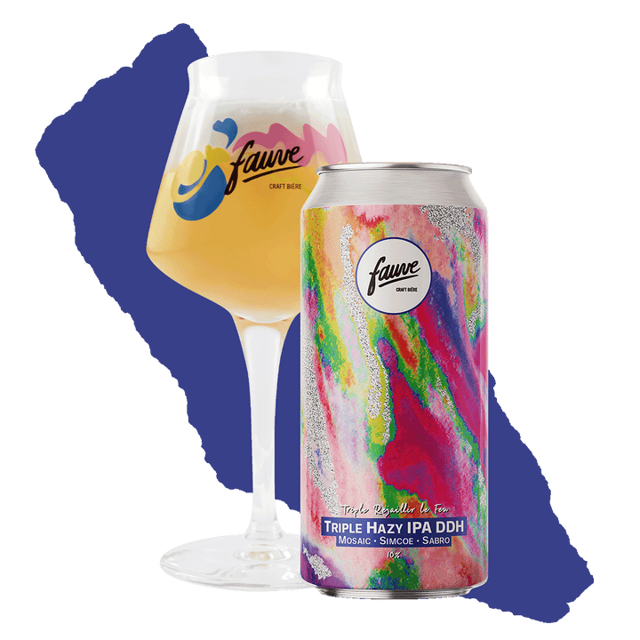 Triple Rejaillir le Feu - Triple Hazy IPA DDH Mosaic, Simcoe, Sabro - 44cL