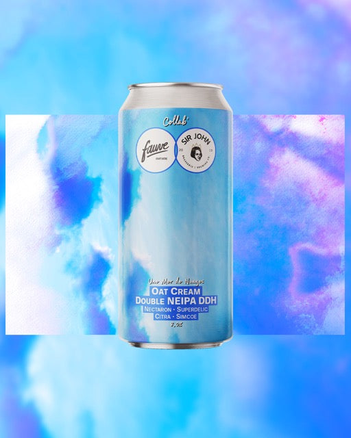 Une Mer de Nuage - Oat Cream Double NEIPA DDH Nectaron, Superdelic, Citra, Simcoe  - 44cL