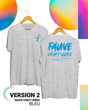 T-shirt Fauve "Signature" : Gris Clair Chiné