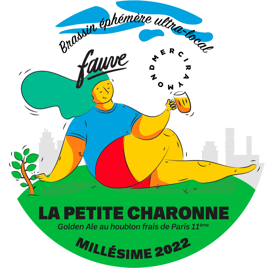 La Petite Charonne 2022 - Bière de récolte au houblon frais 100% Paris 11ème